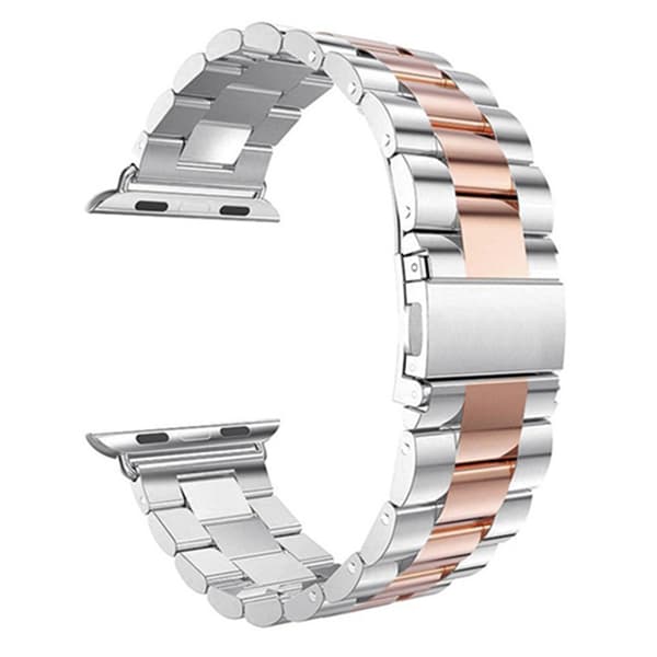 AppleWatchStål SILVER-ROSA44mm