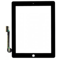 Miniatyrbild 1 av 2: iPad 3/4 Glasskärm SVART +Tempered Glass