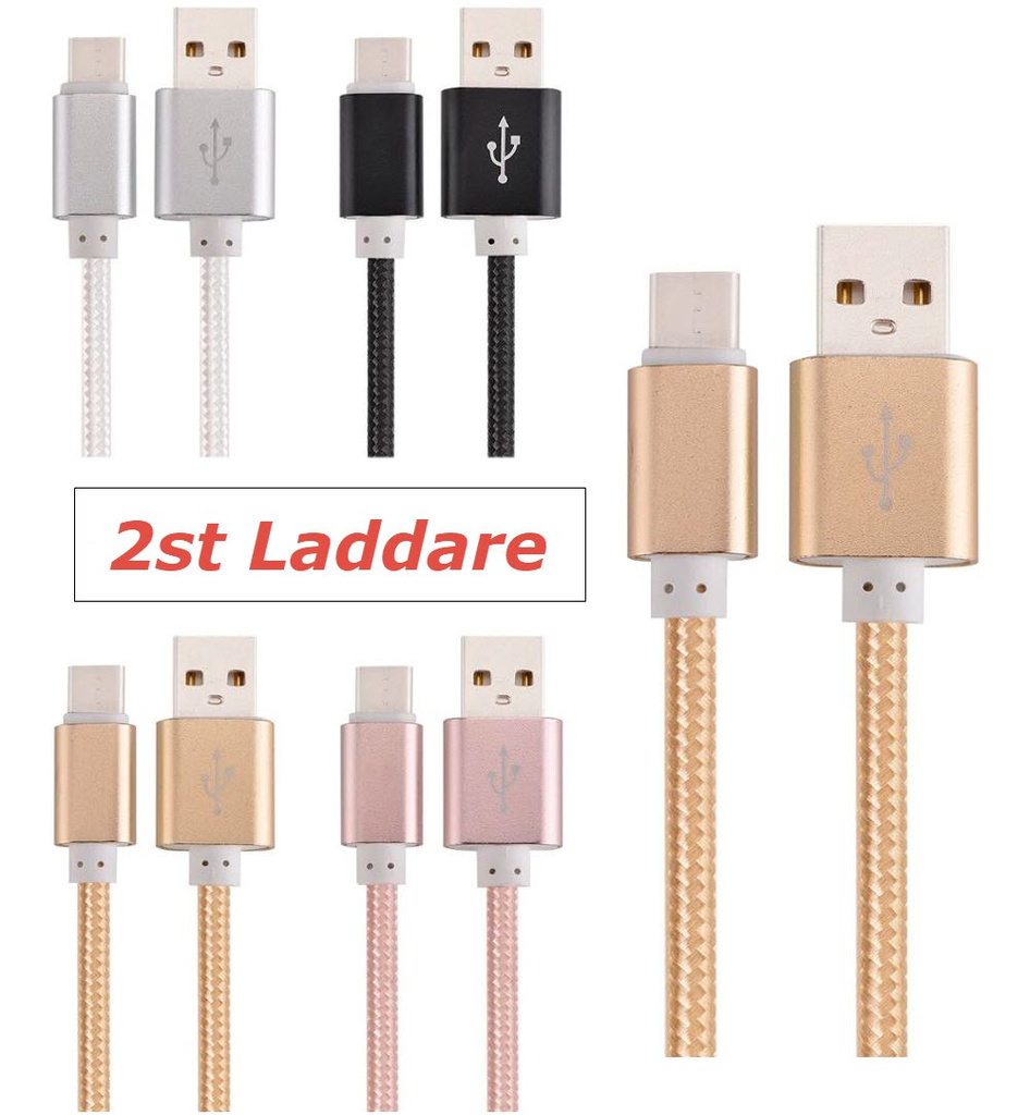 2st Hög kvalitets 2m USB C SnabbladdningsKabel stark laddare, Pink 2st Hög kvalitets 2m USB C SnabbladdningsKabel stark laddare, Pink