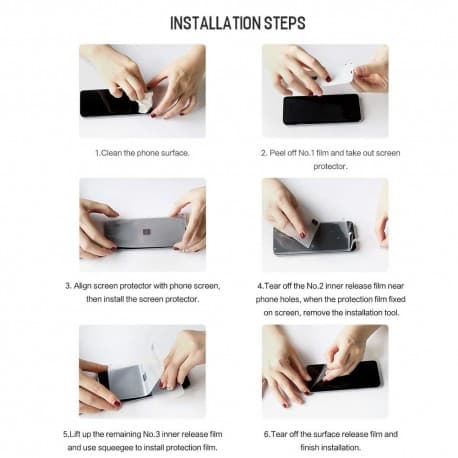 Skjermbeskytter 3D Soft HydroGel Samsung Galaxy S10 (SM-G973F)