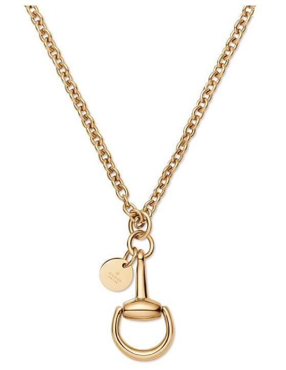 GUCCI Horsebit halsband 18kt gult guld
