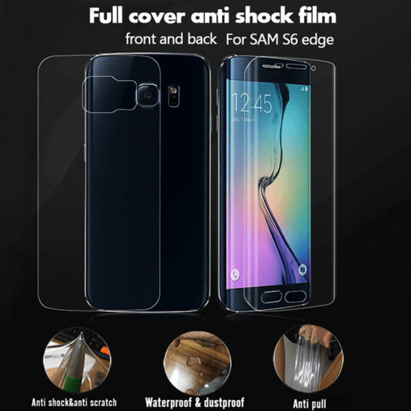 S6 Edge EXXO Fram/Bak CLEAR