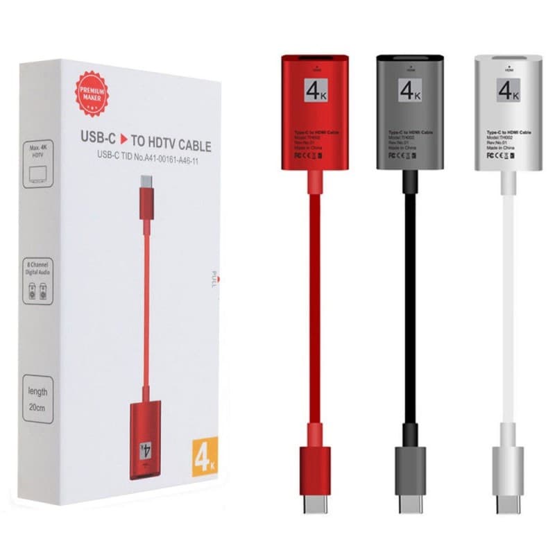 4K Adapter USB C Hane - HDMI Hona