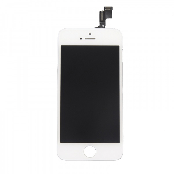 iPhone 5S LCD + verktyg/skärmskydd VIT