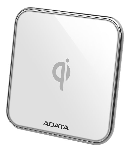 ADATA Qi platta för trådlös snabbladdning CW0100, vit ADATA Qi platta för trådlös snabbladdning CW0100, vit