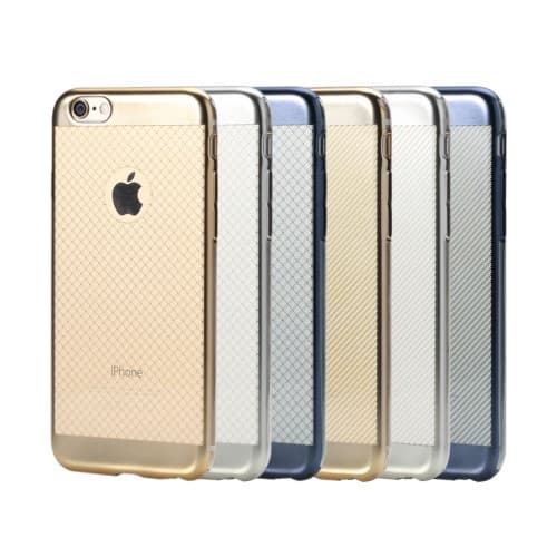 Rock Electroplating Flexicase Skal till Apple iPhone 6(S) Plus - Gol