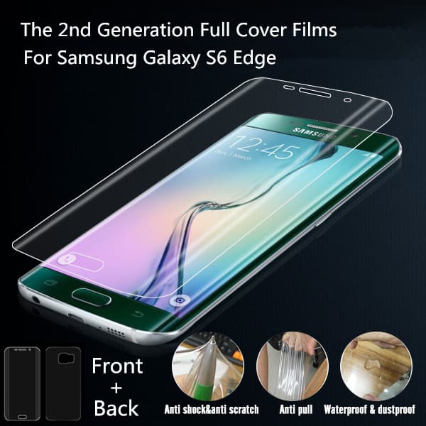 S6 Edge Pansar Fram/Bak CLEAR