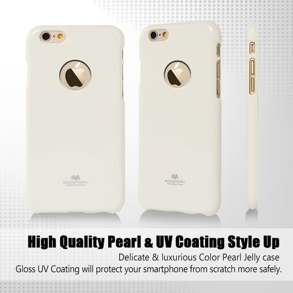 Mercury Flexicase Skal till Apple iPhone 6(S) Plus - Vit