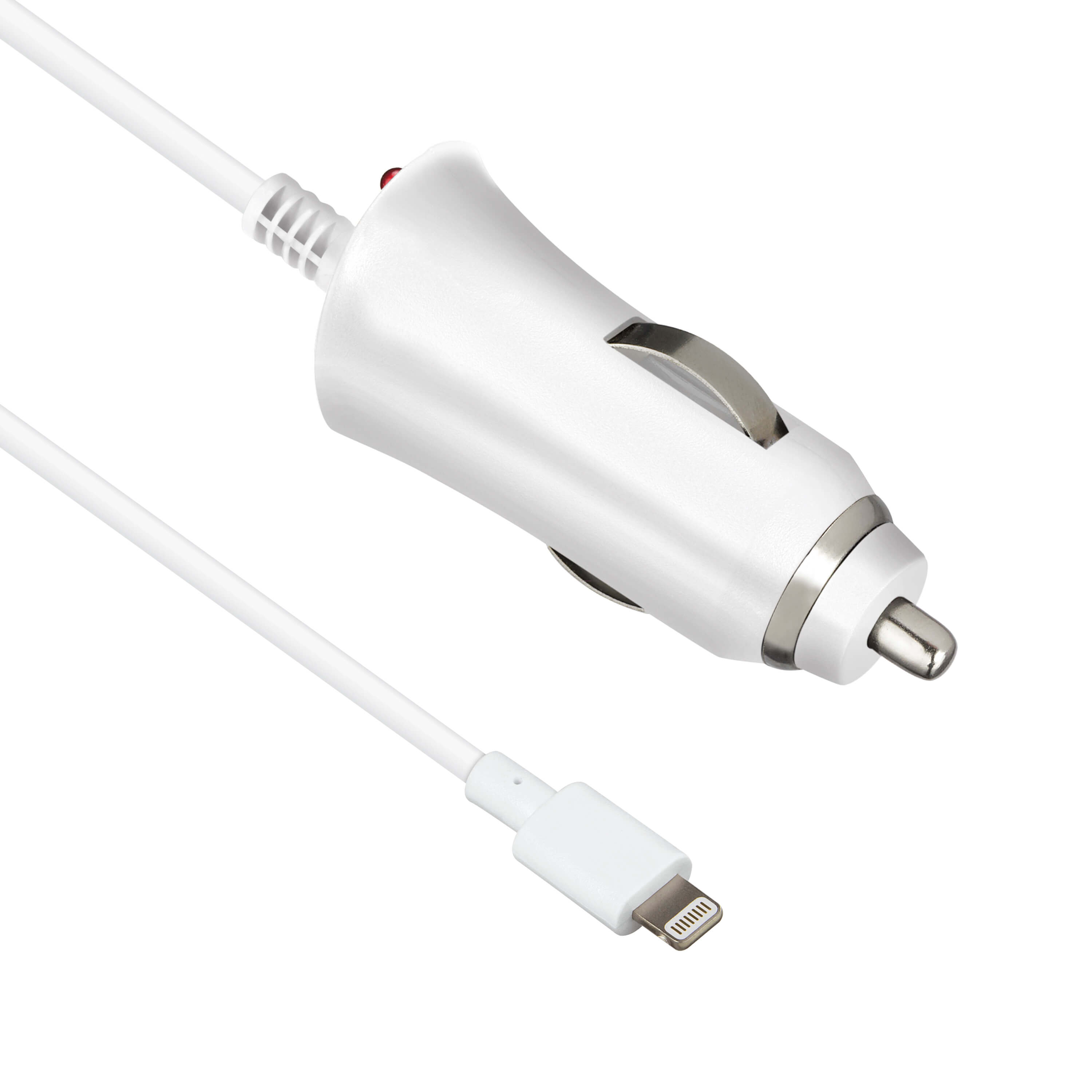 Laddare till iPhone och iPad med hög kvalité och MFI, 2,1A, Vit Laddare till iPhone och iPad med hög kvalité och MFI, 2,1A, Vit