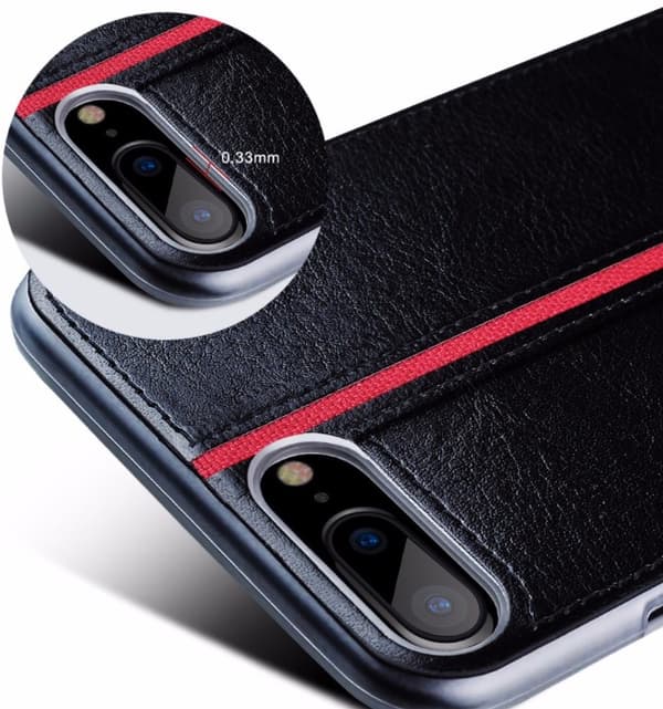 Stilsäkert Exklusivt Smart Skal från NKOBEE till iPhone 8 Brun