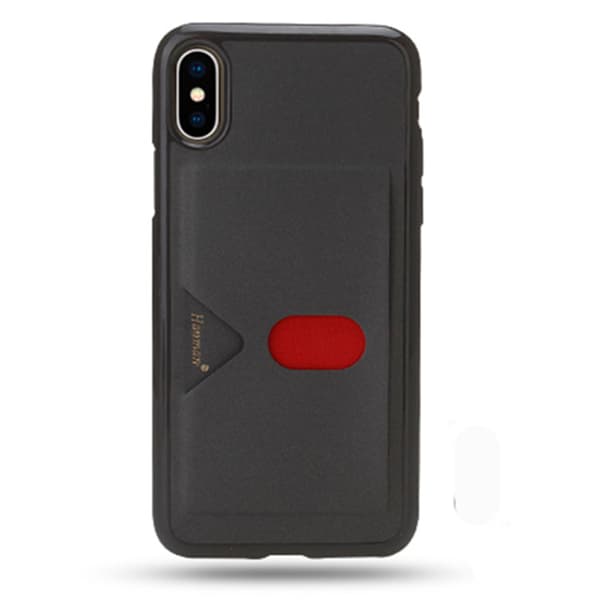 Elegant Praktiskt Hanman Skal med Kortfack - iPhone X/XS
