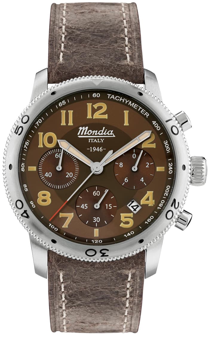 Mondia italy 1946 crono MI753-3CP Mens Japanese quartz watch