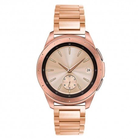 Armbånd rustfrit stål Samsung Galaxy Watch 42mm - Rosè (S)