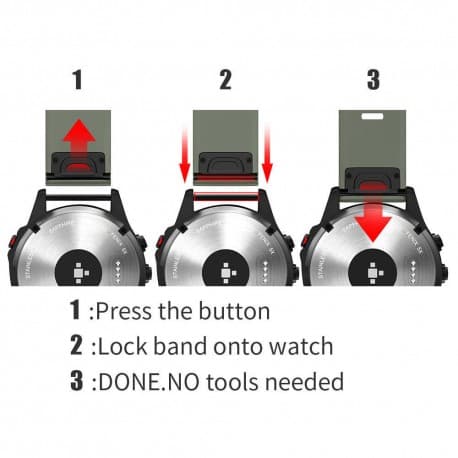 Sport Armband Garmin Fenix 5S / 5S Plus - Blå