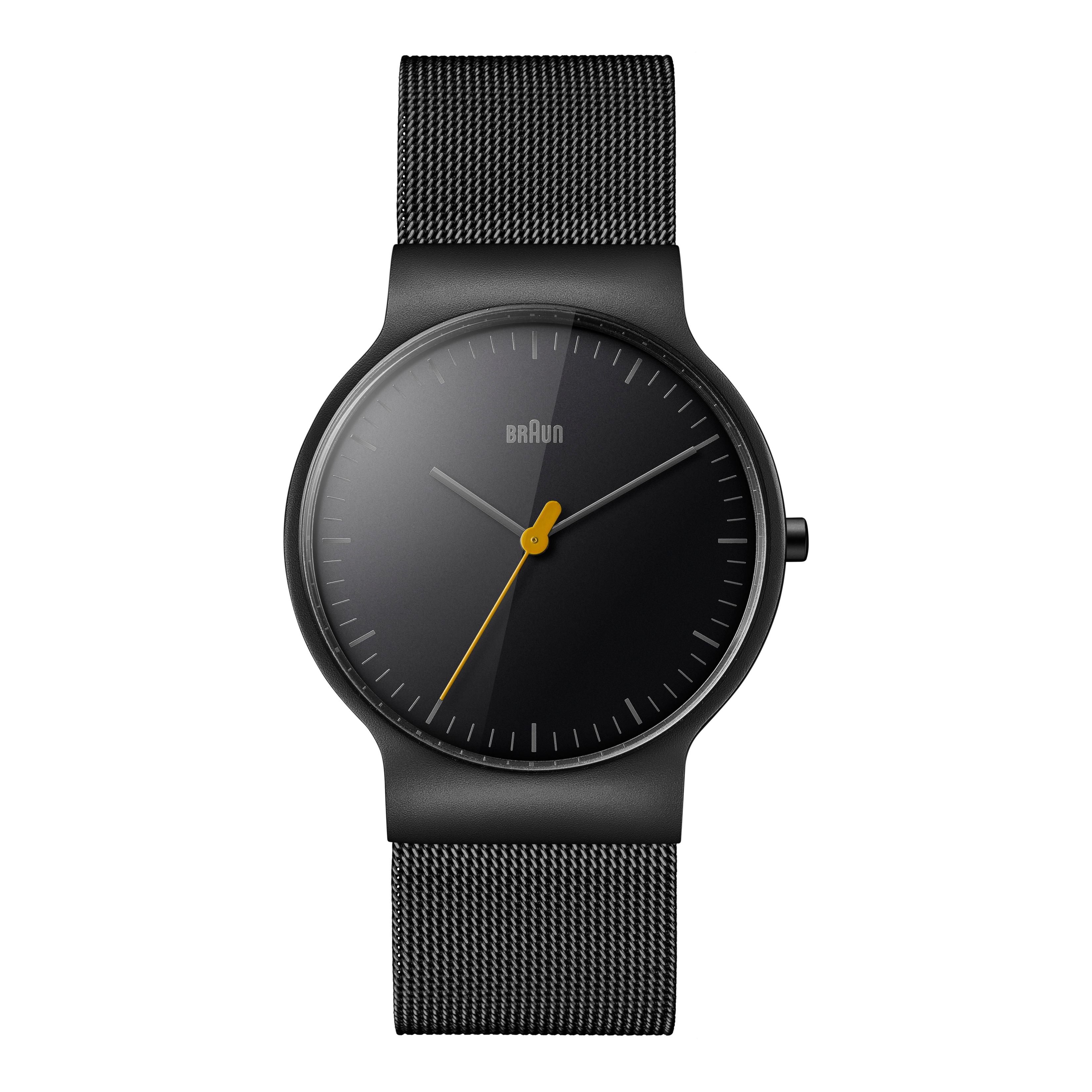 Braun Classic Slim Watch with Mesh Strap