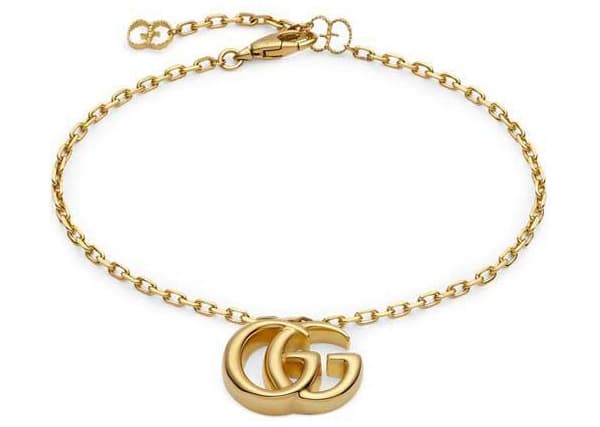 GUCCI Yellow Gold Running G Armband 18kt guld