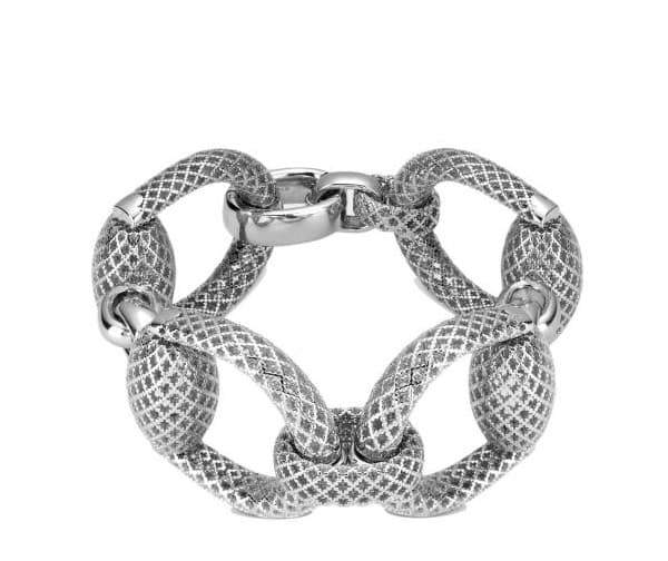 GUCCI Horsebit Armband i silver