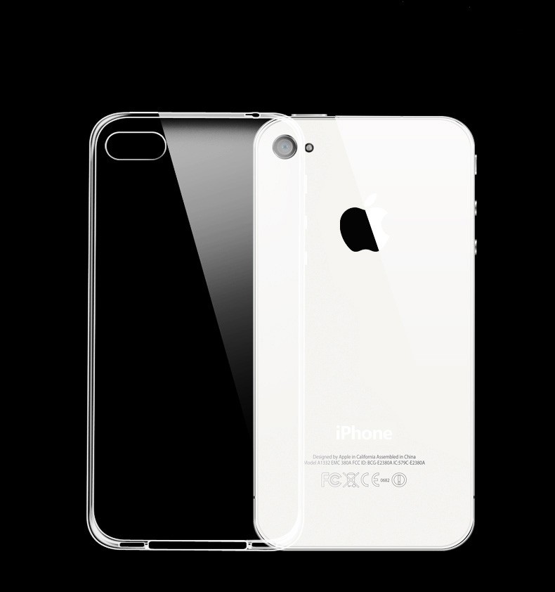 Bild av iPhone 4 / 4s Silikon Gummi TPU Skal 0.3mm Tunt