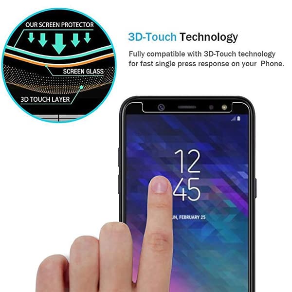 2-PACK Skydd Samsung A6 Plus
