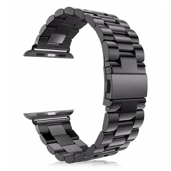 AppleWatch Stål SVART-ROSA38mm