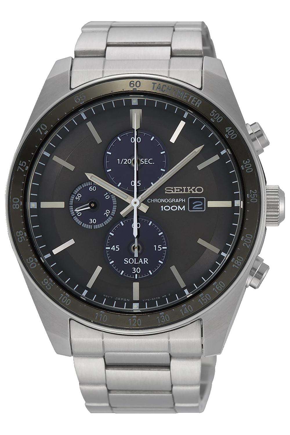 Seiko solar SSC715P1 Mens Solar watch