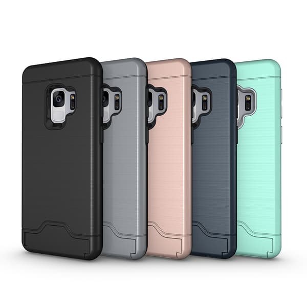 Samsung Galaxy S9+ - Elegant Skal med Plats för Kort