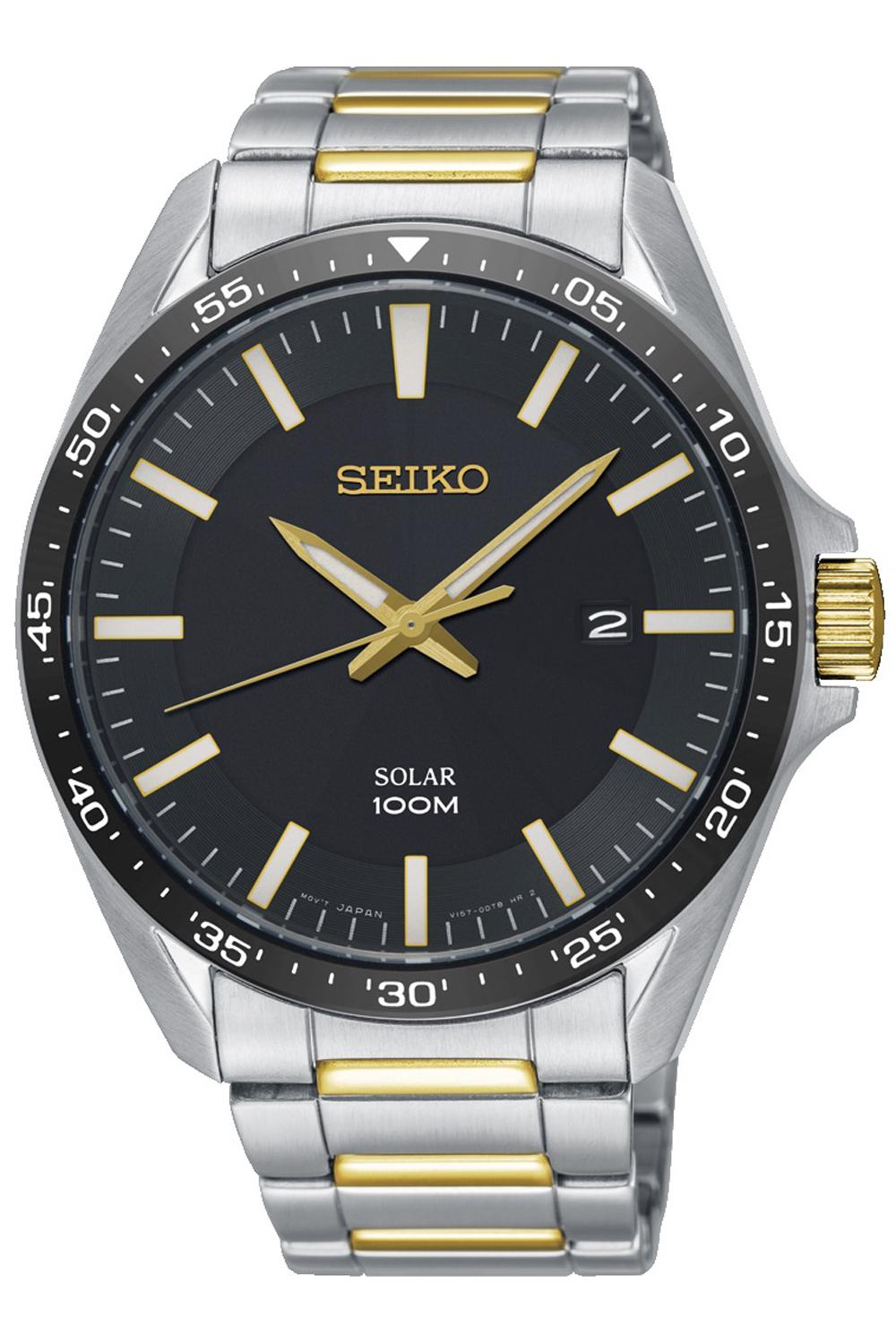 Seiko solar SNE485P1 Mens Solar watch