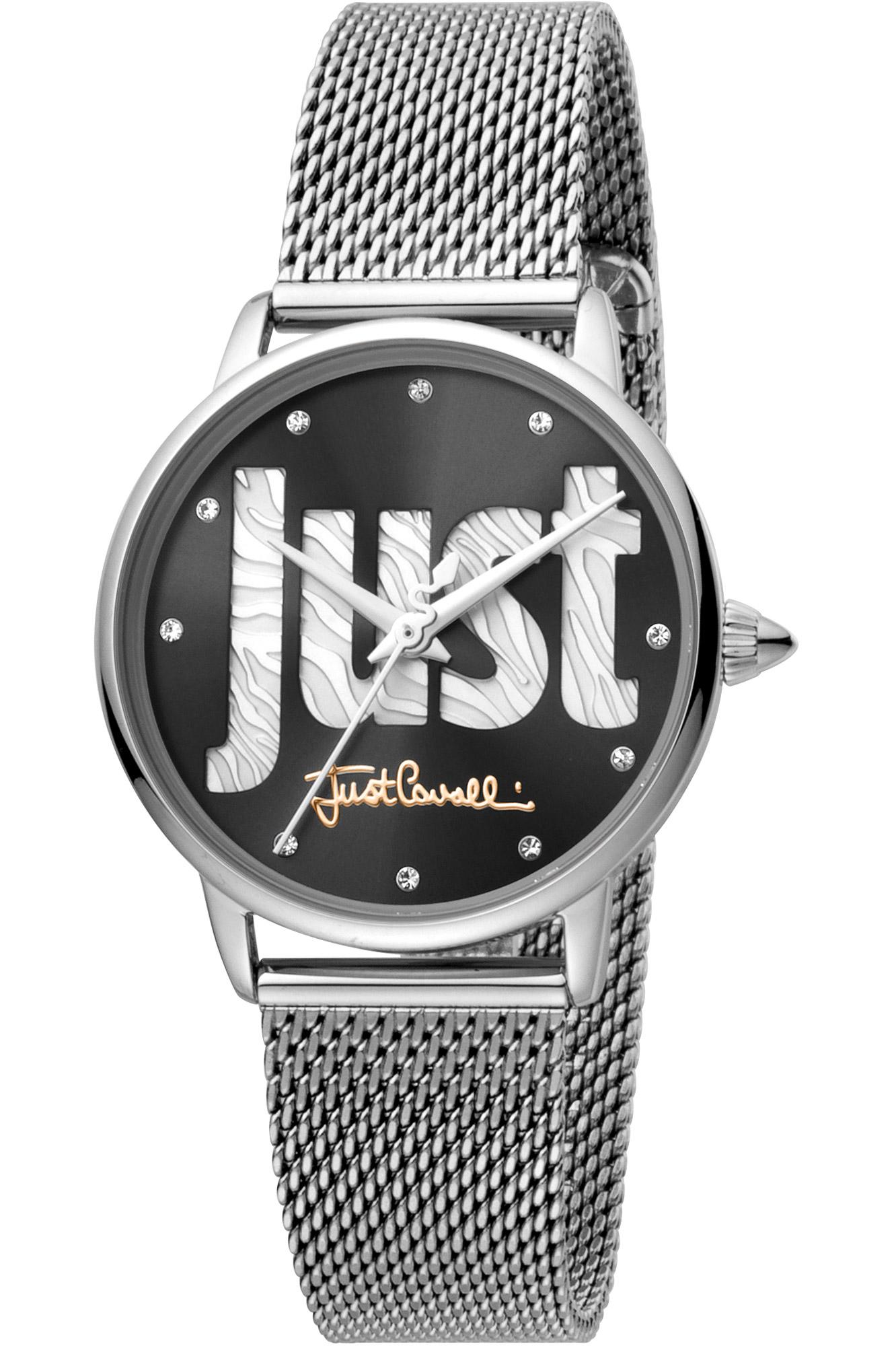 Just Cavalli Logo Watch JC1L116M0055 - Stainless Steel Ladies Quartz Analogue