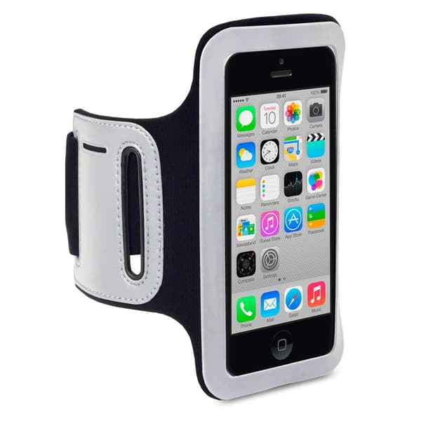 Sportsarmband till Apple iPhone 5C (Svart)