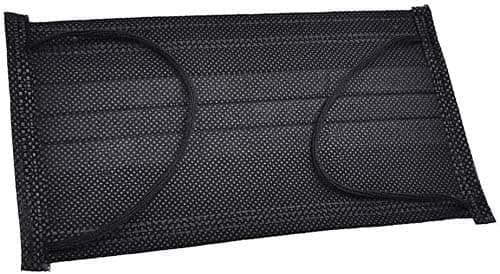 50 Pack Munskydd Ce Markt Skydd Mun Mask 3 Lager Skyddsmask Svart Cdon