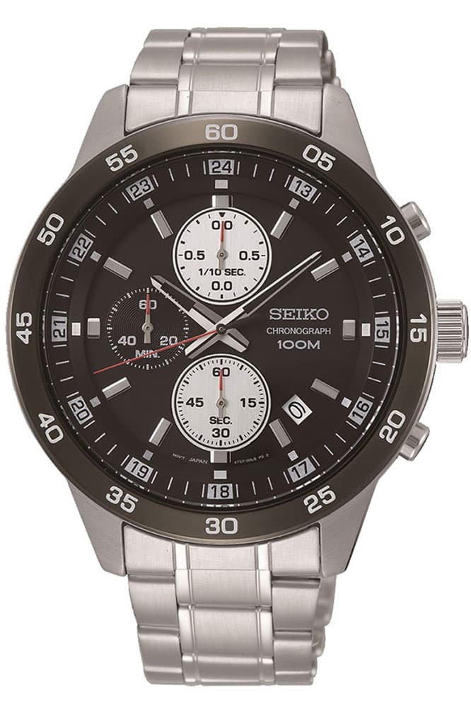 Seiko Quartz Watch SKS647P1 - Stainless Steel Gents Quartz Chronograph