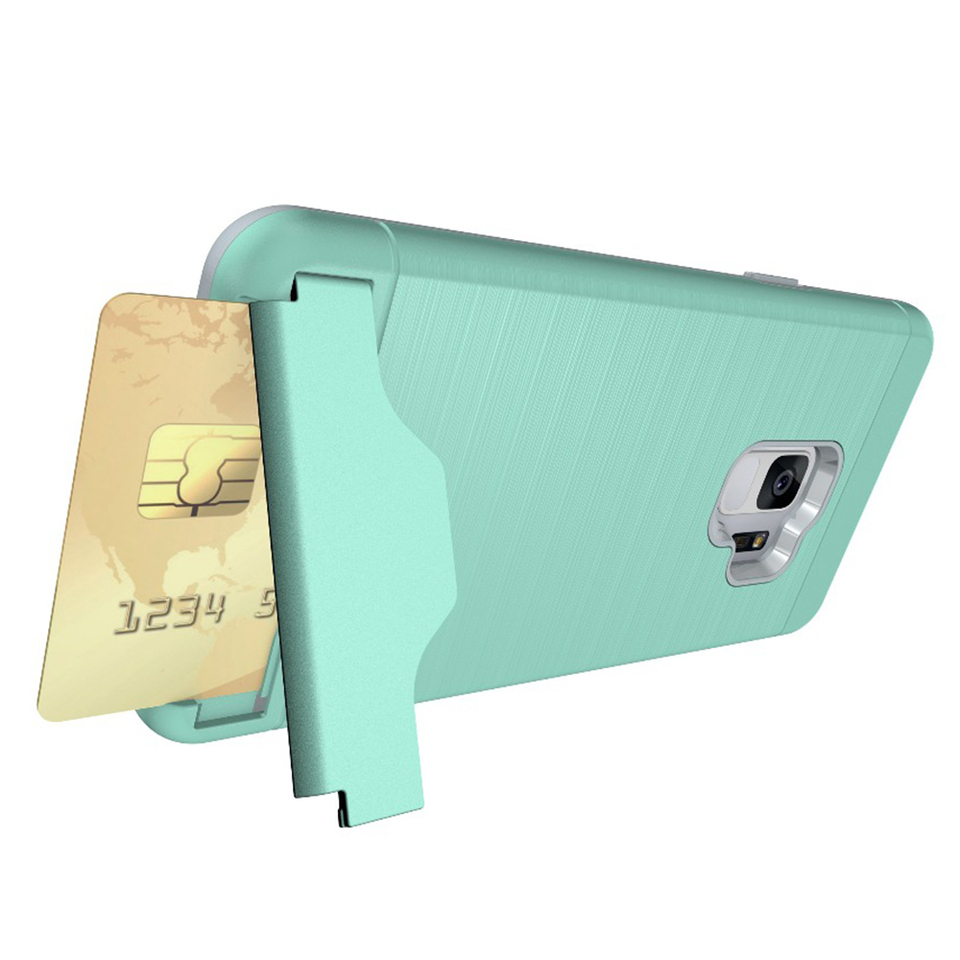 Elegant Skal med Kortfack till Samsung Galaxy S9+