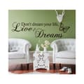Miniatyrbillede 3 af 4: Wall Sticker - Live Your Dreams