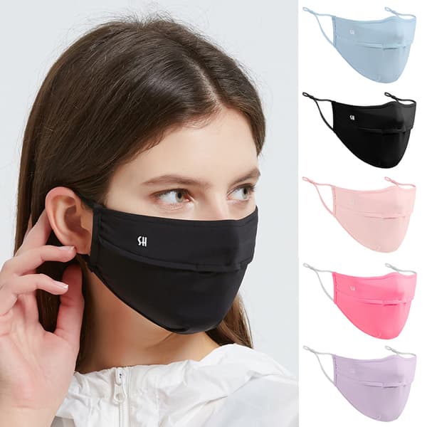Fin tvättbar mask - Munskydd/Skyddsmask Svart