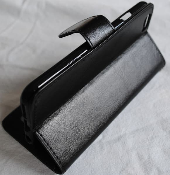 Plånkboksskal i läder av hög kvalitet till Samsung S6