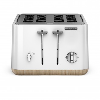 MORPHY RICHARDS Brödrost Aspect Scandi Vit 4 Skivor MORPHY RICHARDS Vattenkokare Accent Vit Accessoarer CDON.COM