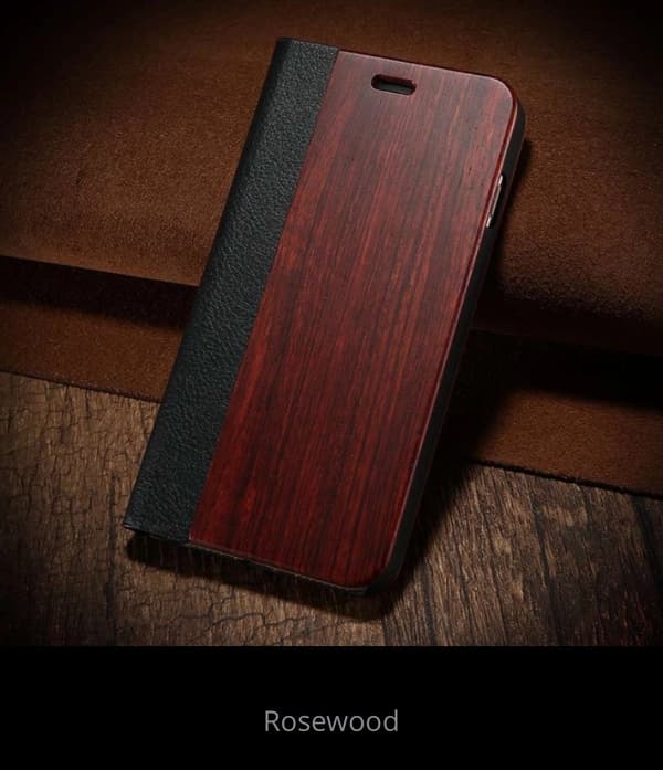 Iphone 6/6S Plus - Exklusivt Fodral i Bamboo Trä Hög kvalité