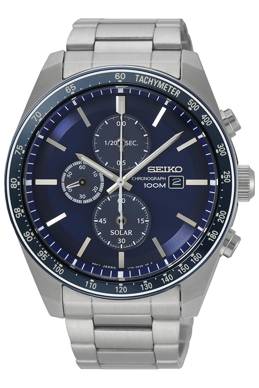 Seiko solar SSC719P1 Mens Solar watch