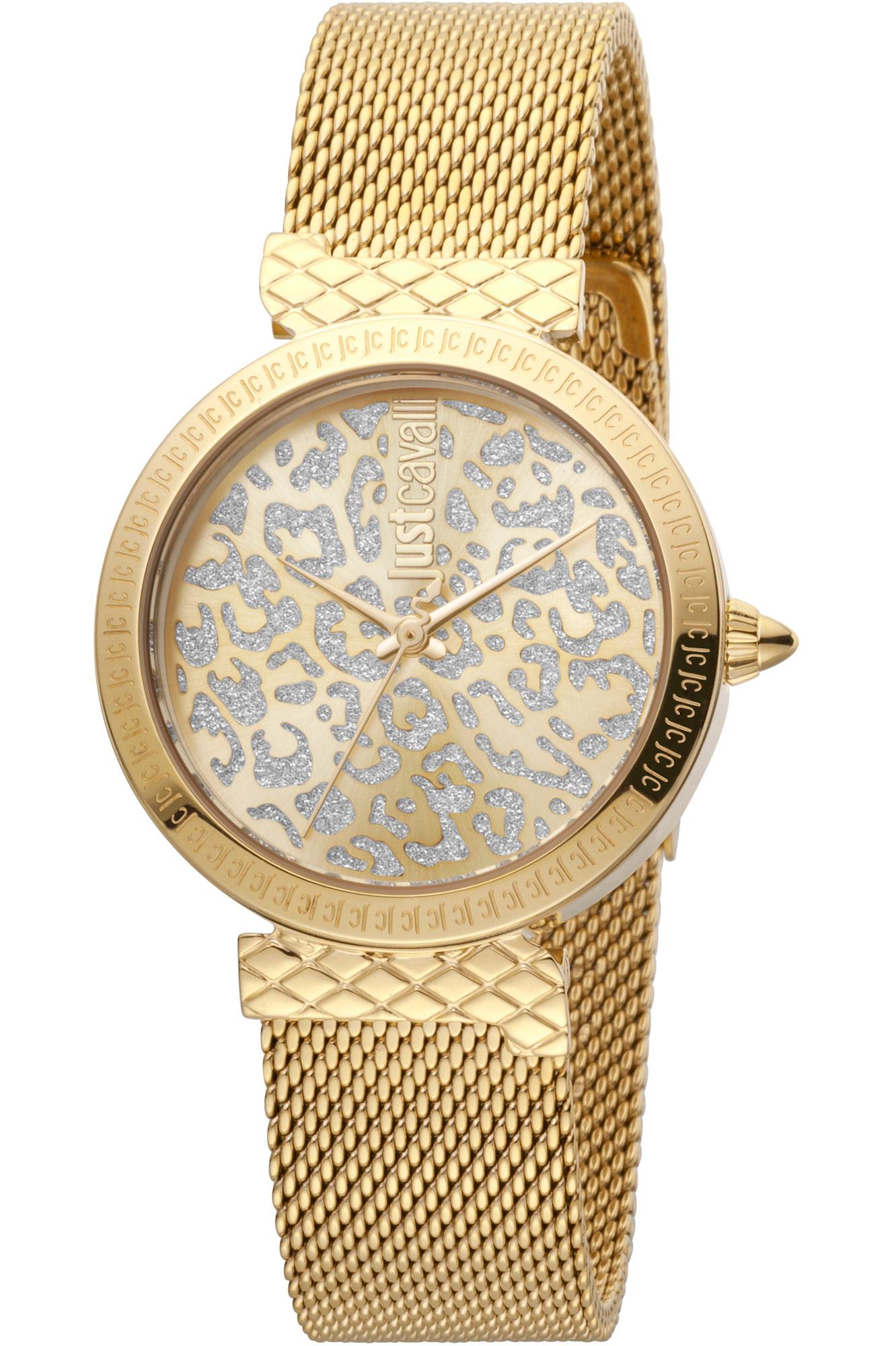 Just Cavalli Animalier Watch JC1L092M0065 - Plated Stainless Steel Ladies Quartz Analogue