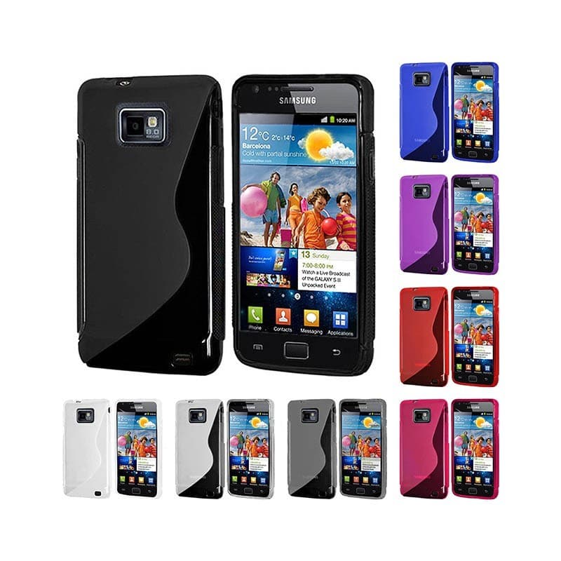 S Line Silikon skal Galaxy S2/ Plus