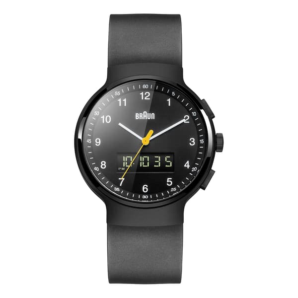 Braun Classic Watch with Rubber Strap