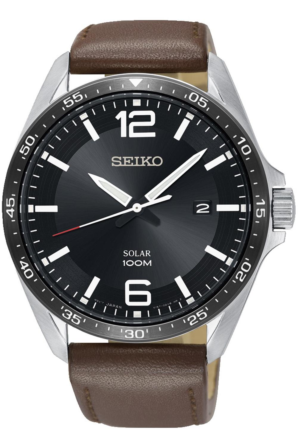 Seiko solar SNE487P1 Mens Solar watch