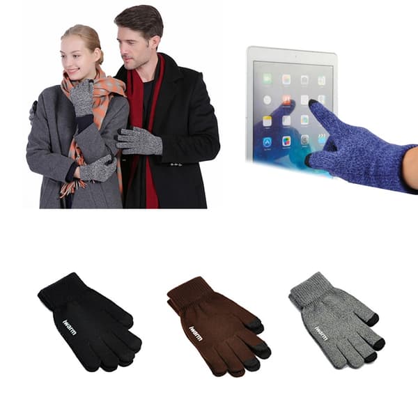 Lämpimät Lapaset Talven Kylmille Päiville Grey