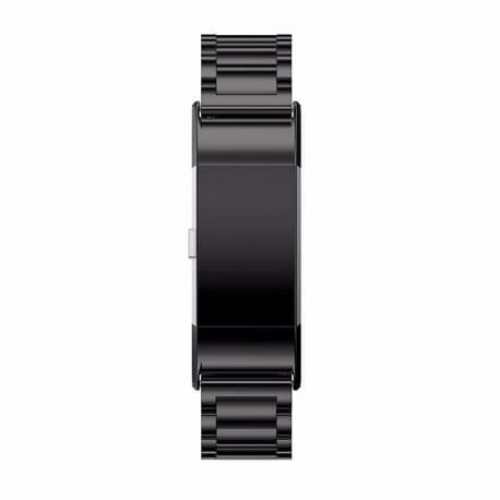 Rustfritt stål armbånd FITBIT Charge 3 - Svart
