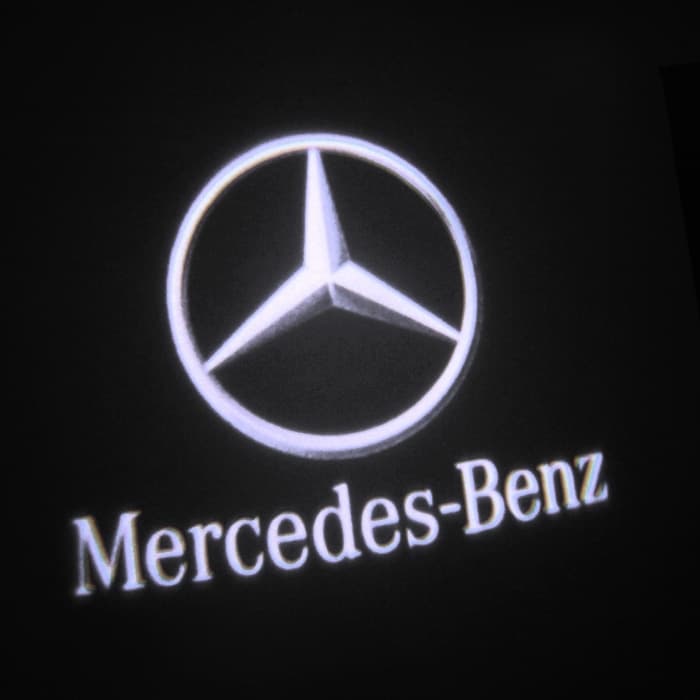 LED Dörrbelysning, Mercedes-Benz logga