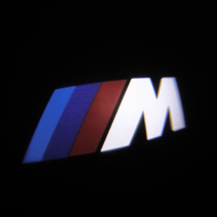 LED Dörrbelysning, BMW M-power logga