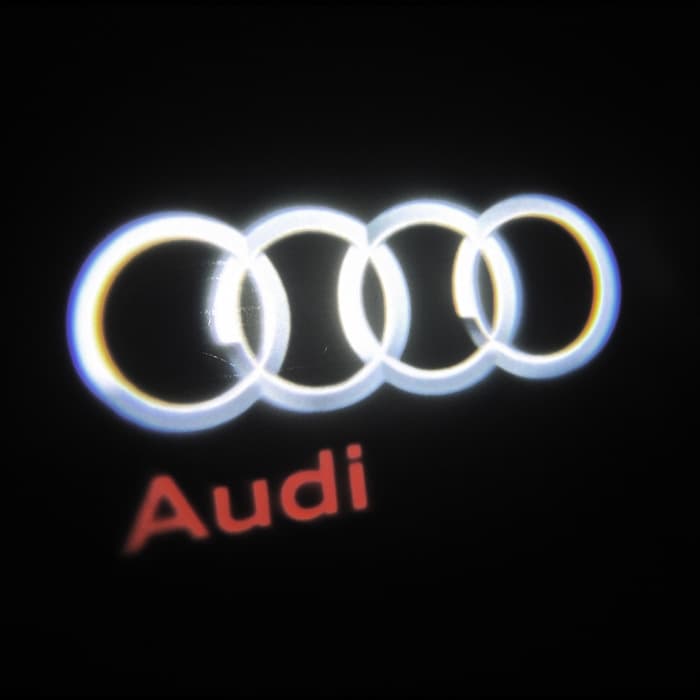 LED Dörrbelysning, Audi logga