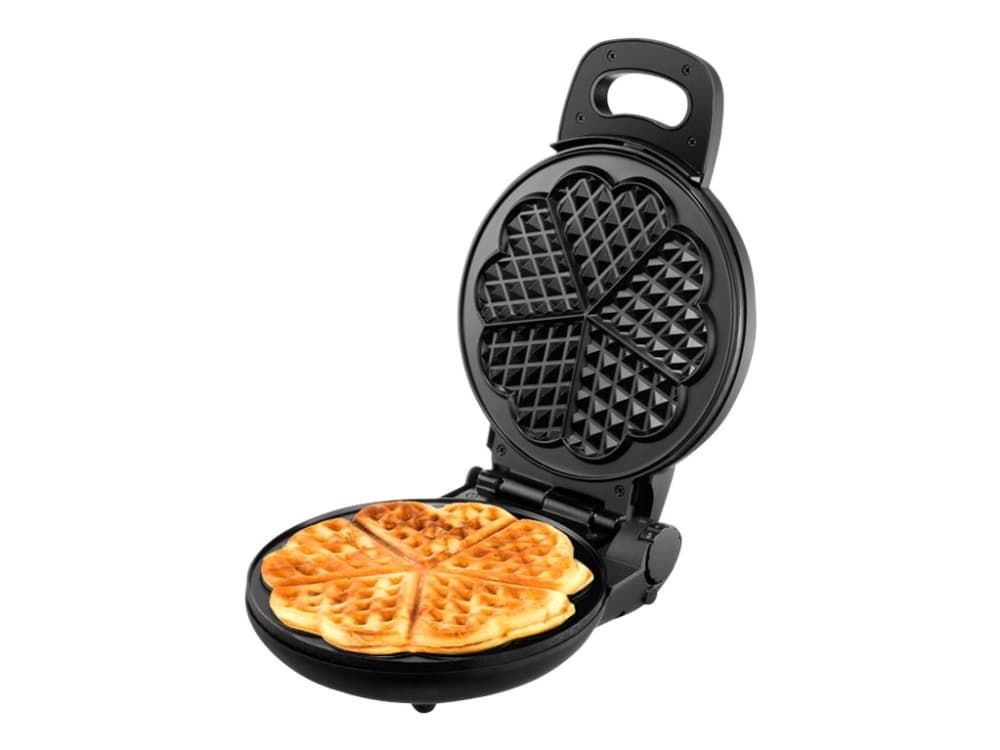 UNOLD 48215 - Vaffelmaskin - 1000 W - svart/rustfritt stål