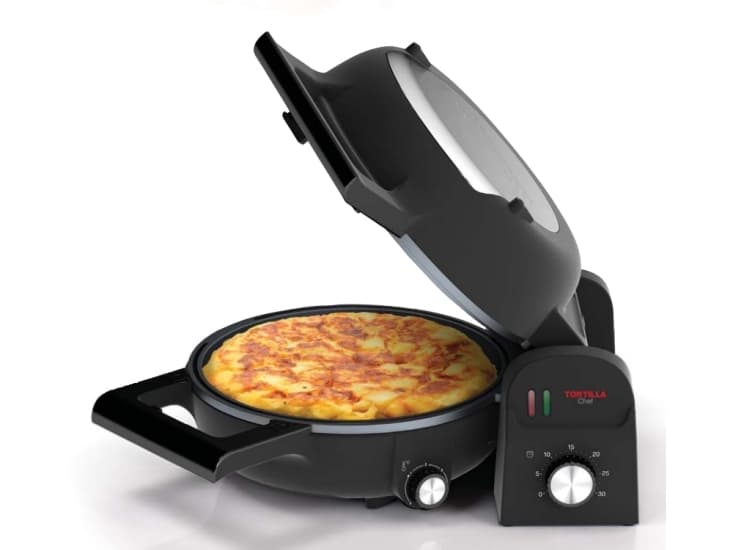 Princess 118000, Tortilla, Svart, Rostfritt stål, 30 min, 1300 W, 220-240 V, 374 mm