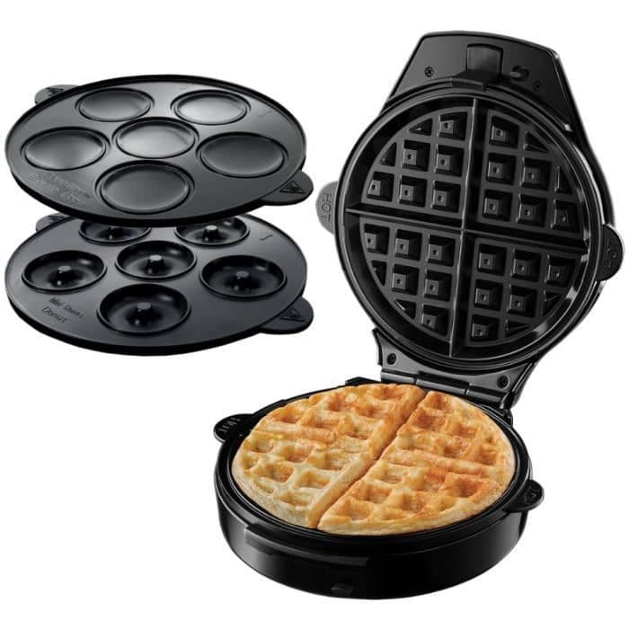 RUSSELL HOBBS 24620-56 - Fiesta Vaffeljern 3 i 1: vaffel - cupcake - donut - 900 W